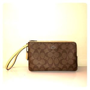 Authentic Coach wristlet wallet/purse